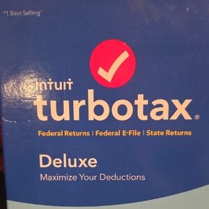 TurboTax Deluxe CD - Blue